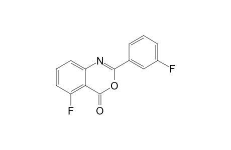4H-3,1-Benzoxazin-4-one, 5-fluoro-2-(3-fluorophenyl)-