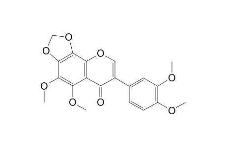 7-(3,4-Dimethoxyphenyl)-4,5-dimethoxy-6H-[1,3]dioxolo[4,5-h]chromen-6-one