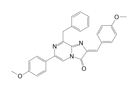 (Z)-8-Benzyl-2-(4-methoxybenzylidene)-6-(4-methoxyphenyl)imidazo[1,2-a]pyrazin-3(2H)-one