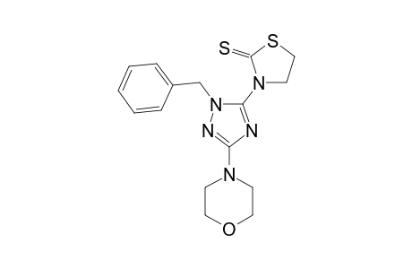 3-(1-BENZYL-3-MORPHOLINO-1H-1,2,4-TRIAZOL-5-YL)-THIAZOLIDINE-2-THIONE
