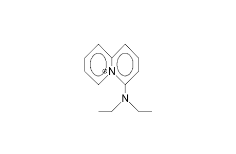 4-Diethylamino-quinolizinium cation