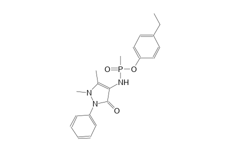 4-ethylphenyl N-(1,5-dimethyl-3-oxo-2-phenyl-2,3-dihydro-1H-pyrazol-4-yl)-P-methylphosphonamidoate