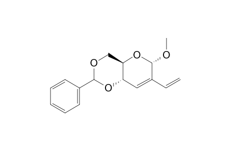 (4aR,6S,8aS)-7-ethenyl-6-methoxy-2-phenyl-4,4a,6,8a-tetrahydropyrano[3,2-d][1,3]dioxine