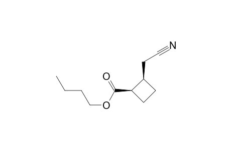 Cyclobutanecarboxylic acid, 2-(cyanomethyl)-, butyl ester, cis-