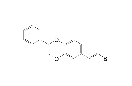 (E)-.beta.-Bromo-4-benzyloxy-3-methoxystyrene