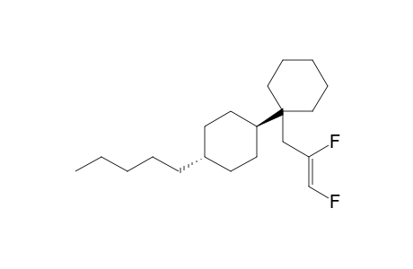 1-{trans-1-[(Z)-2,3-Difluoro-2-propenyl]cyclohexyl}-trans-4-(pentyl)cyclohexane