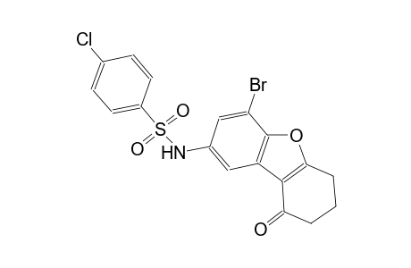 benzenesulfonamide, N-(4-bromo-6,7,8,9-tetrahydro-9-oxodibenzo[b,d]furan-2-yl)-4-chloro-