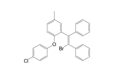1-Bromo-2-[2-[(p-chlorophenyl)oxy]-5-methylphenyl]-1,2-diphenyl-ethene