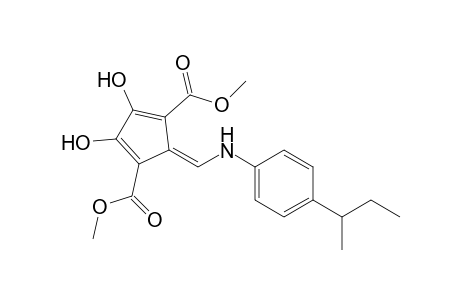 Dimethyl 2,3-dihydroxy-6-[(p-sec-butylphenyl)amino]-fulvene-1,4-dicarboxylate