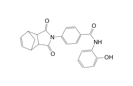 4-(1,3-dioxo-3a,4,7,7a-tetrahydro-1H-4,7-methanoisoindol-2(3H)-yl)-N-(2-hydroxyphenyl)benzamide