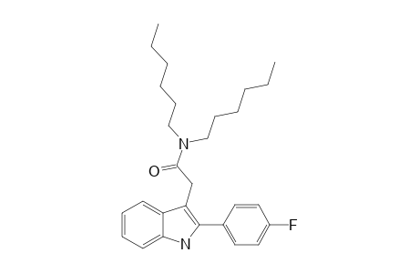 [2-(4-FLUOROPHENYL)-1H-INDOL-3-YL]-ACETIC-ACID-DIHEXYLAMIDE