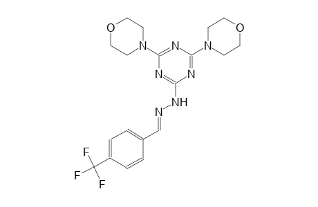 benzaldehyde, 4-(trifluoromethyl)-, [4,6-di(4-morpholinyl)-1,3,5-triazin-2-yl]hydrazone