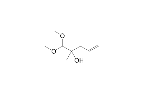 1,1-Dimethoxy-2-methyl-4-penten-2-ol