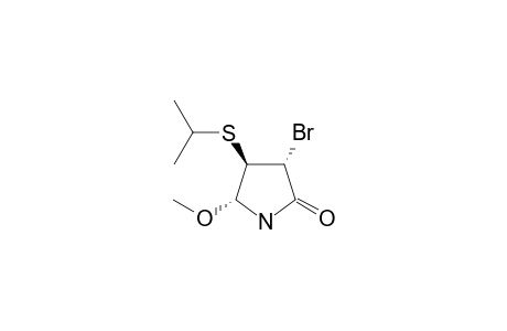 (3R,4R,5R)-3-bromo-4-(isopropylthio)-5-methoxy-2-pyrrolidone