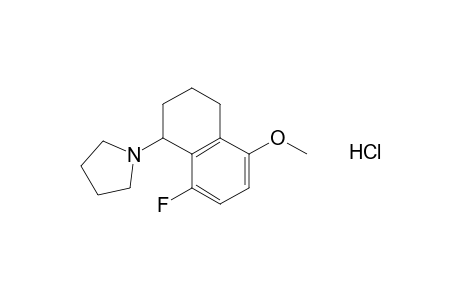 1-(8-fluoro-5-methoxy-1,2,3,4 -tetrahydro-1-naphthyl)pyrrolidine, hydrochloride