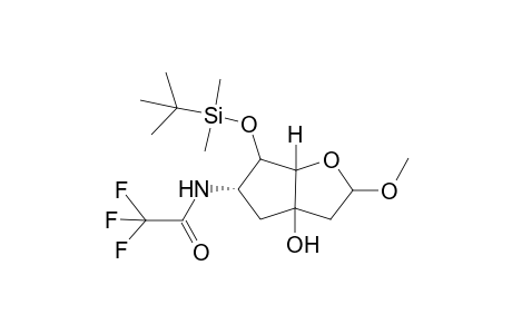 (7S)-8-{[(t-Butyl)dimethylsilyl]oxy}-5-hydroxy-3-methoxy-2-oxabicyclo[3.3.0]oct-7-yl} 2',2',2'-trifluoroacetamide