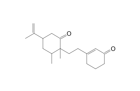 3-[2-(4-Isopropenyl-1,2-dimethyl-6-oxocyclohexyl)ethyl]cyclohex-2-enone