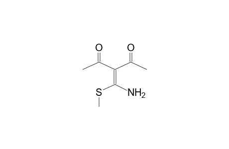 3-[(METHYLTHIO)AMINOMETHYLENE]PENTAN-2,4-DIONE