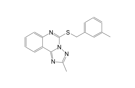 [1,2,4]triazolo[1,5-c]quinazoline, 2-methyl-5-[[(3-methylphenyl)methyl]thio]-
