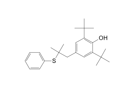 2,6-Bis(1,1-dimethylethyl)-4-(2,2-dimethyl-2-(phenylthio)ethyl)phenol