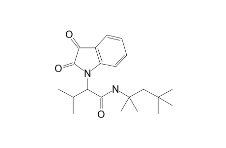 2-(2,3-Dioxoindolin-1-yl)-3-methyl-N-(2,4,4-trimethylpentan-2-yl)butanamide