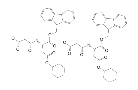 N-(CARBOXYLMETHYL-CARBONYL)-ALPHA-(9-FLUORENYLMETHYL)-BETA-CYCLOHEXYL-L-ASPARTATE