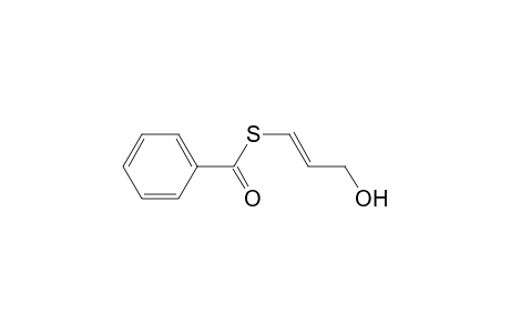 Benzenecarbothioic acid, S-(3-hydroxy-1-propenyl) ester, (E)-