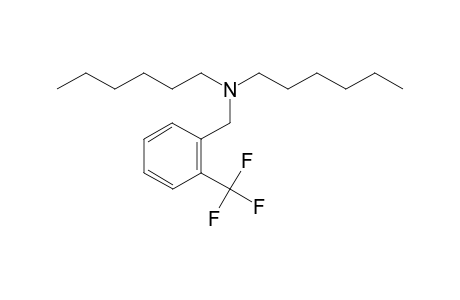2-Trifluoromethylbenzylamine, N,N-dihexyl-