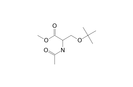 o-Tert.-butyl-L-serine, N-acetyl-, methyl ester