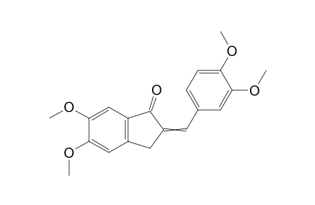 2-(3,4-Dimethoxybenzylidene)-2,3-dihydro-5,6-dimethoxy-1H-inden-1-one
