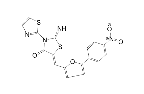 4-thiazolidinone, 2-imino-5-[[5-(4-nitrophenyl)-2-furanyl]methylene]-3-(2-thiazolyl)-, (5Z)-