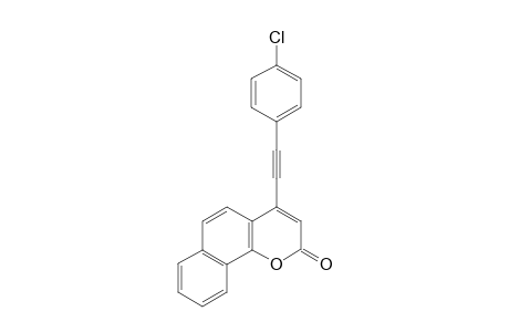 4-((4-chlorophenyl)ethynyl)-2H-benzo[h]chromen-2-one