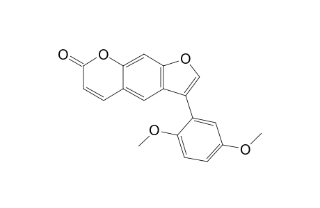 3-(2,5-dimethoxyphenyl)-7-furo[3,2-g][1]benzopyranone