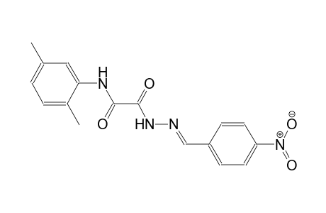 acetic acid, [(2,5-dimethylphenyl)amino]oxo-, 2-[(E)-(4-nitrophenyl)methylidene]hydrazide