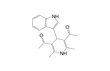 1-[5-acetyl-4-(1H-indol-3-yl)-2,6-dimethyl-1,4-dihydropyridin-3-yl]ethanone