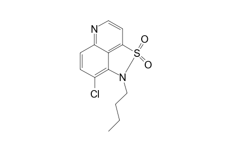 1H-1-n-Butyl-8-chloro-2,2-dioxoisothiazolo[5,4,3-d,e]quinoline