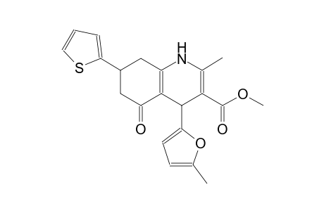 3-quinolinecarboxylic acid, 1,4,5,6,7,8-hexahydro-2-methyl-4-(5-methyl-2-furanyl)-5-oxo-7-(2-thienyl)-, methyl ester