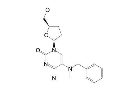 5-(N-BENZYLMETHYLAMINO)-2,3-DIDEOXYCYTIDINE