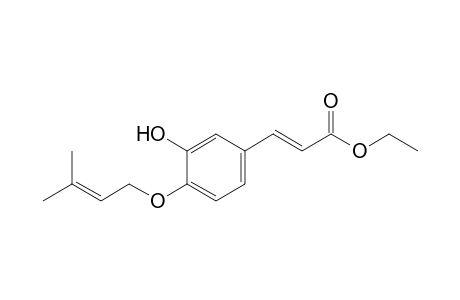 Ethyl 3-[3-hydroxy-4-(3-methylbut-2-enyloxy)phenyl]acrylate