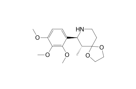 (6R,7S)-6-methyl-7-(2,3,4-trimethoxyphenyl)-1,4-dioxa-8-azaspiro[4.5]decane