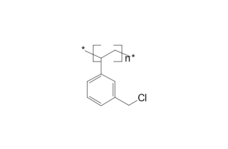 Poly(m-chloromethylstyrene)