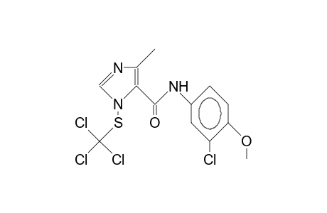 1-Trichloromethylthio-4-methyl-5-(3-chloro-4-methoxy-anilinocarbonyl)-imidazole