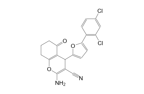 2-amino-4-[5-(2,4-dichlorophenyl)-2-furyl]-5-oxo-5,6,7,8-tetrahydro-4H-chromene-3-carbonitrile