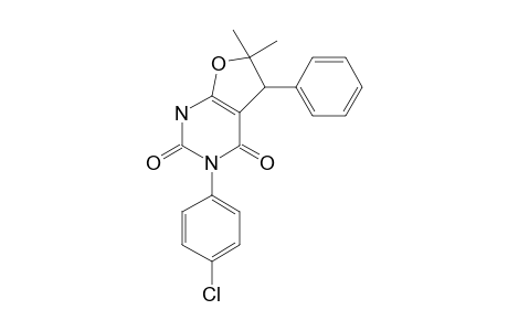 Furo[2,3-D]pyrimidine-4,6(5H,7H)-dione, 2,3-dihydro-5-(4-chlorophenyl)-3-phenyl-