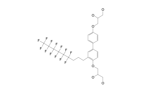 3-[4'-(2,3-DIHYDROXYPROPYLOXY)-3-(1H,1H,2H,2H,3H,3H-PERFLUORONONYL)-BIPHENYL-4-YLOXY]-PROPANE-1,2-DIOL