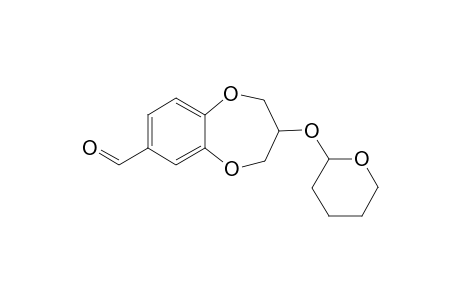 3,4-Dihydro-3-[(tetrahydro-2H-pyran-2-yl)oxy]-2H-1,5-benzodioxepine-7-carboxaldehyde