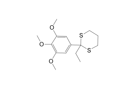 2-Ethyl-2-(3,4,5-trimethoxyphenyl)-1,3-dithiane