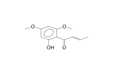 (2E)-1-(2-hydroxy-4,6-dimethoxyphenyl)-2-buten-1-one
