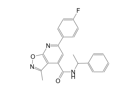 isoxazolo[5,4-b]pyridine-4-carboxamide, 6-(4-fluorophenyl)-3-methyl-N-(1-phenylethyl)-