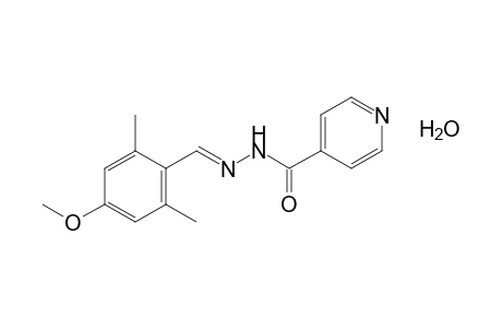 isonicotinic acid, (2,6-dimethyl-4-methoxybenzylidene)hydrazide, monohydrate
